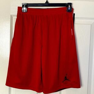 Jordan Air Boys Large Red/Black Reversible Shorts